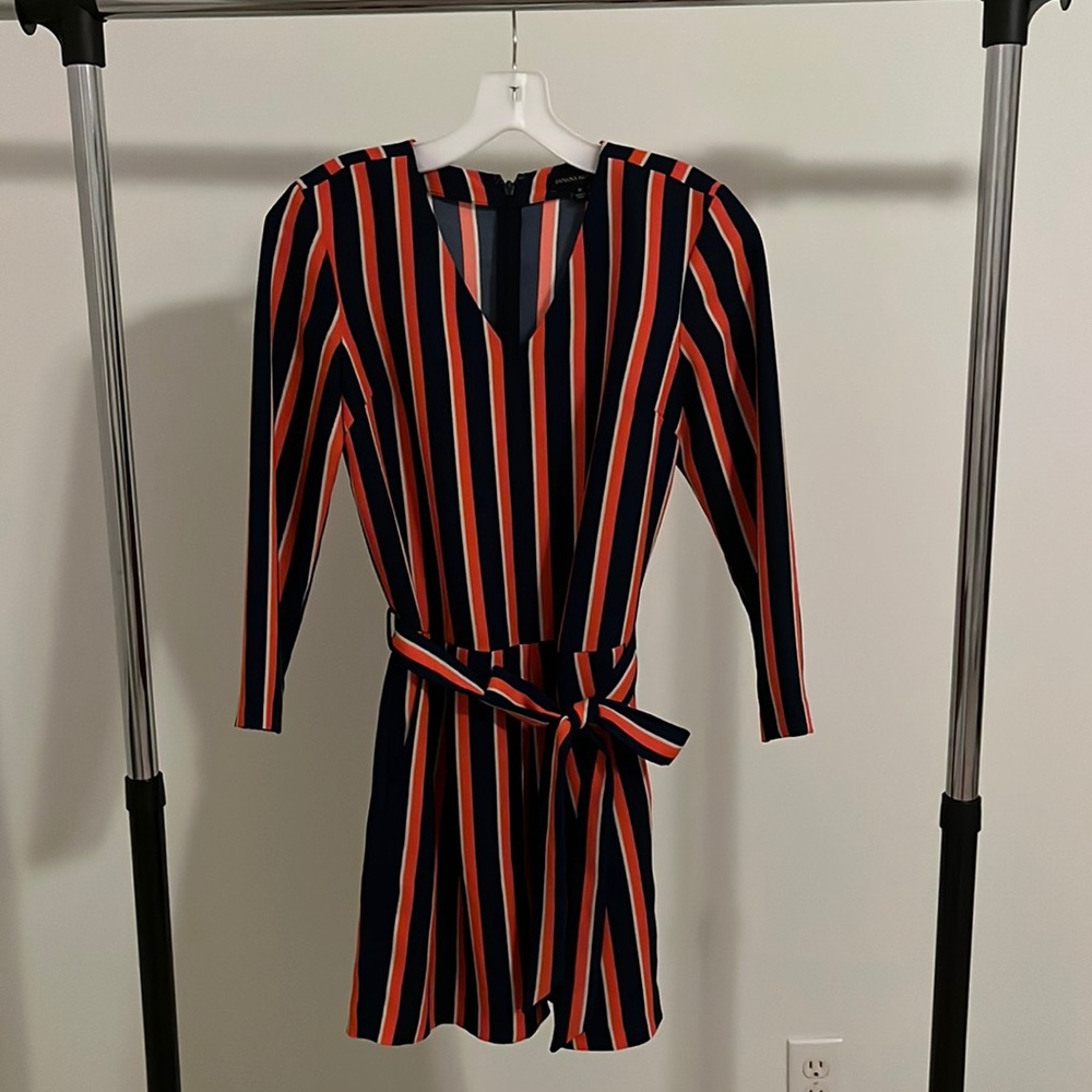 Banana Republic striped red white and blue 3/4 sleeve romper size 0